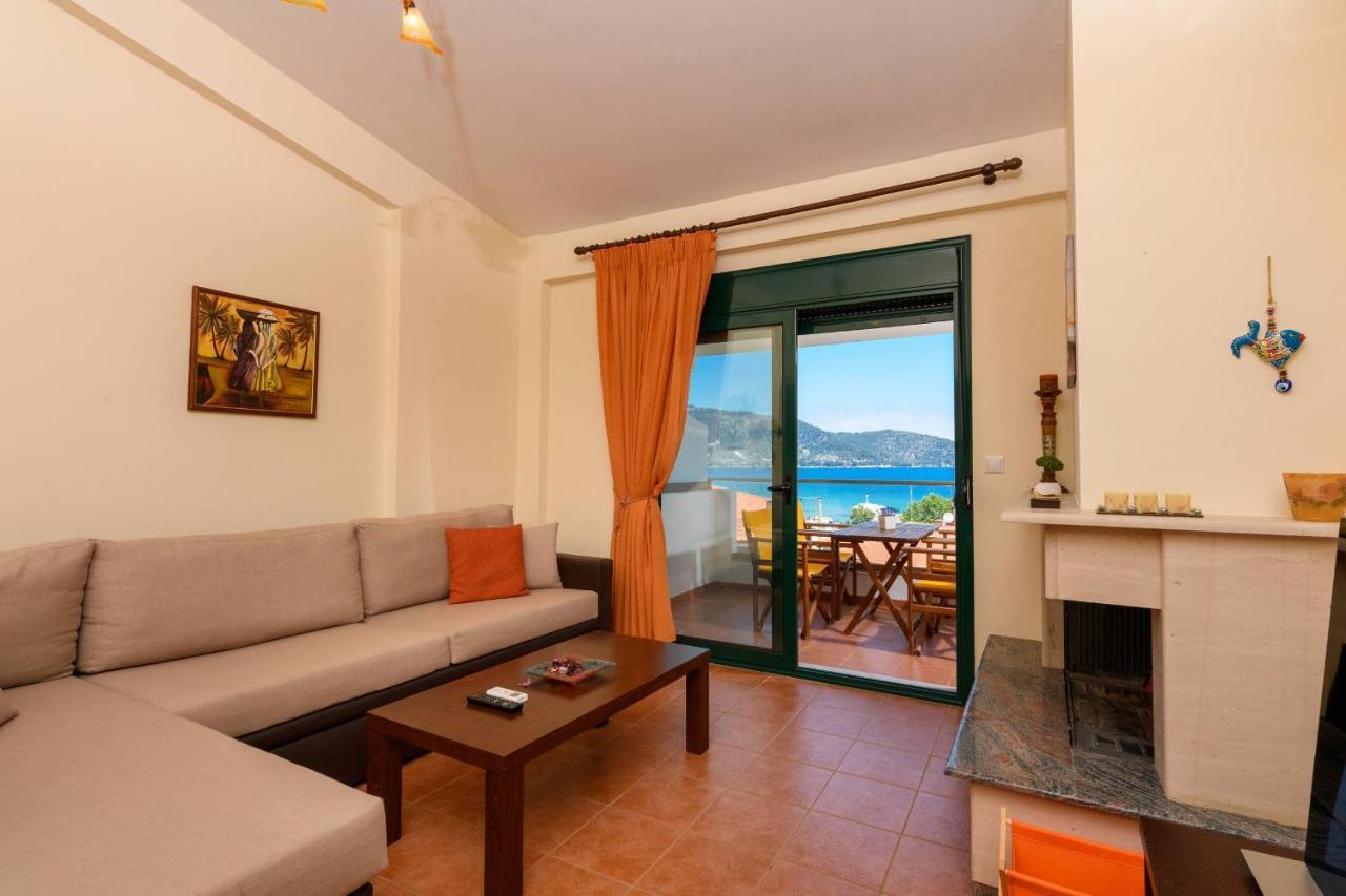 Zoe'S Sea View Apartment Skála Potamiás Eksteriør bilde