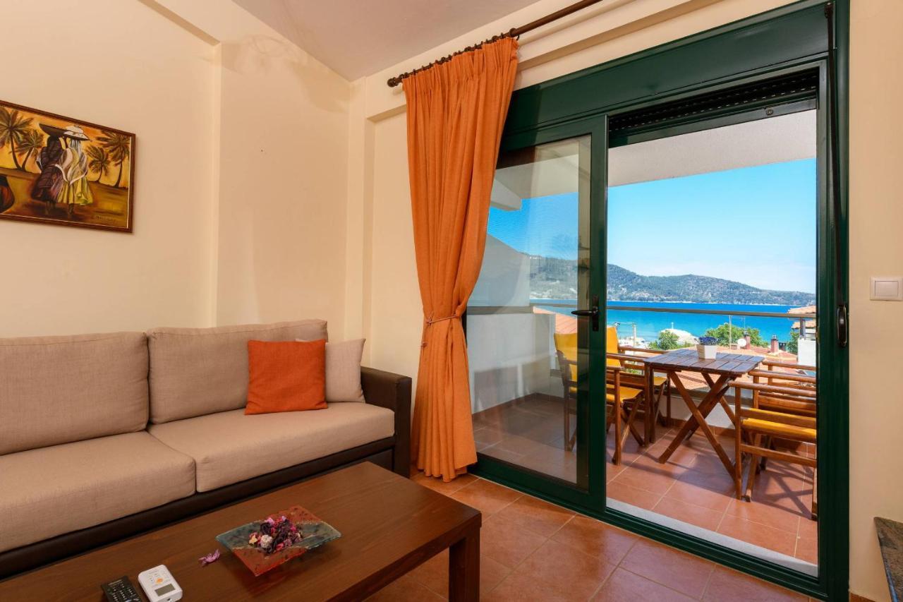 Zoe'S Sea View Apartment Skála Potamiás Eksteriør bilde