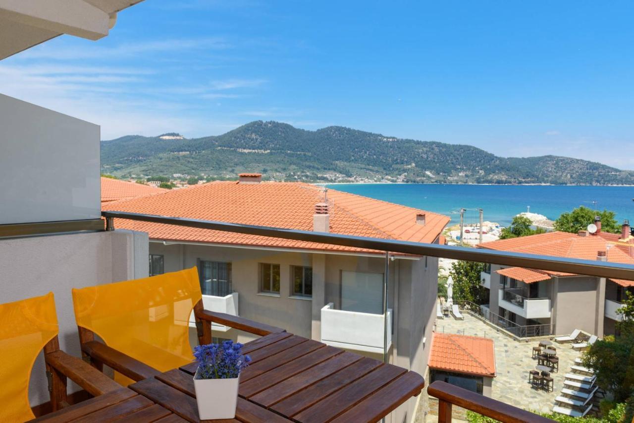 Zoe'S Sea View Apartment Skála Potamiás Eksteriør bilde