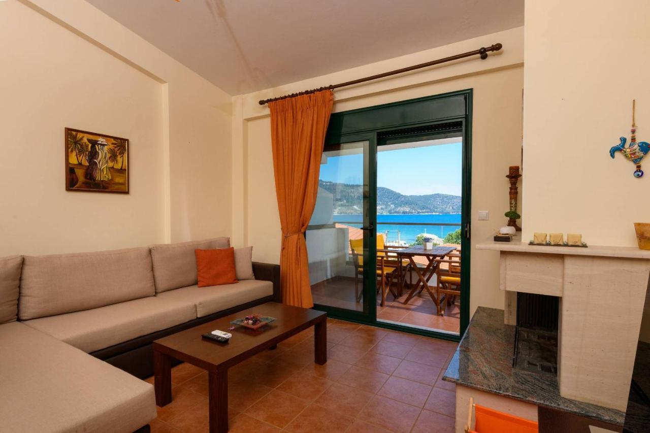 Zoe'S Sea View Apartment Skála Potamiás Eksteriør bilde