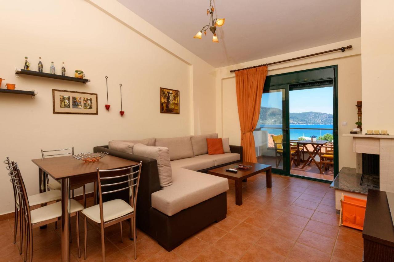 Zoe'S Sea View Apartment Skála Potamiás Eksteriør bilde