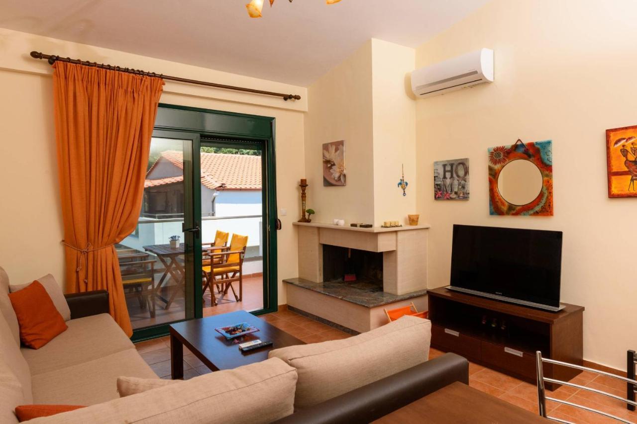 Zoe'S Sea View Apartment Skála Potamiás Eksteriør bilde